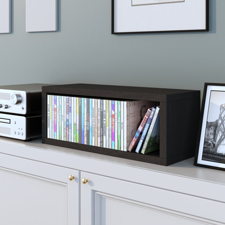 Ebern Designs Toller Stackable CD Storage Media Shelves & Reviews Wayfair